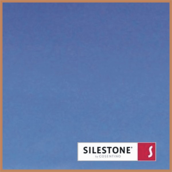 Estante central silestone azul color