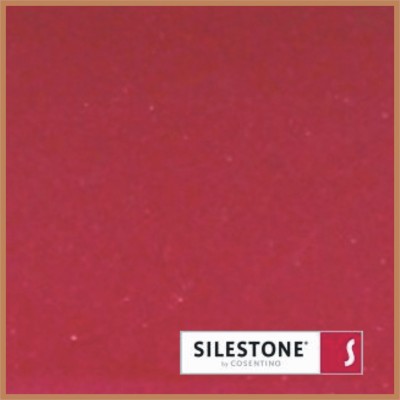 Estante derechas silestone rojo color