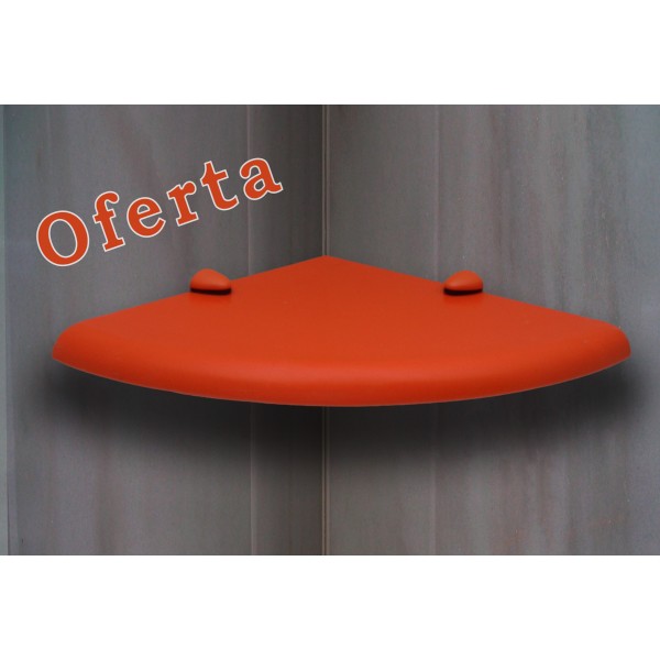 Rinconera de Silestone naranja