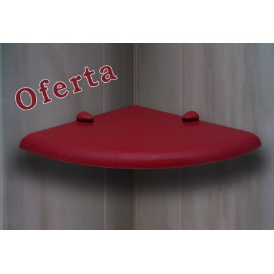 Rinconera de Silestone roja